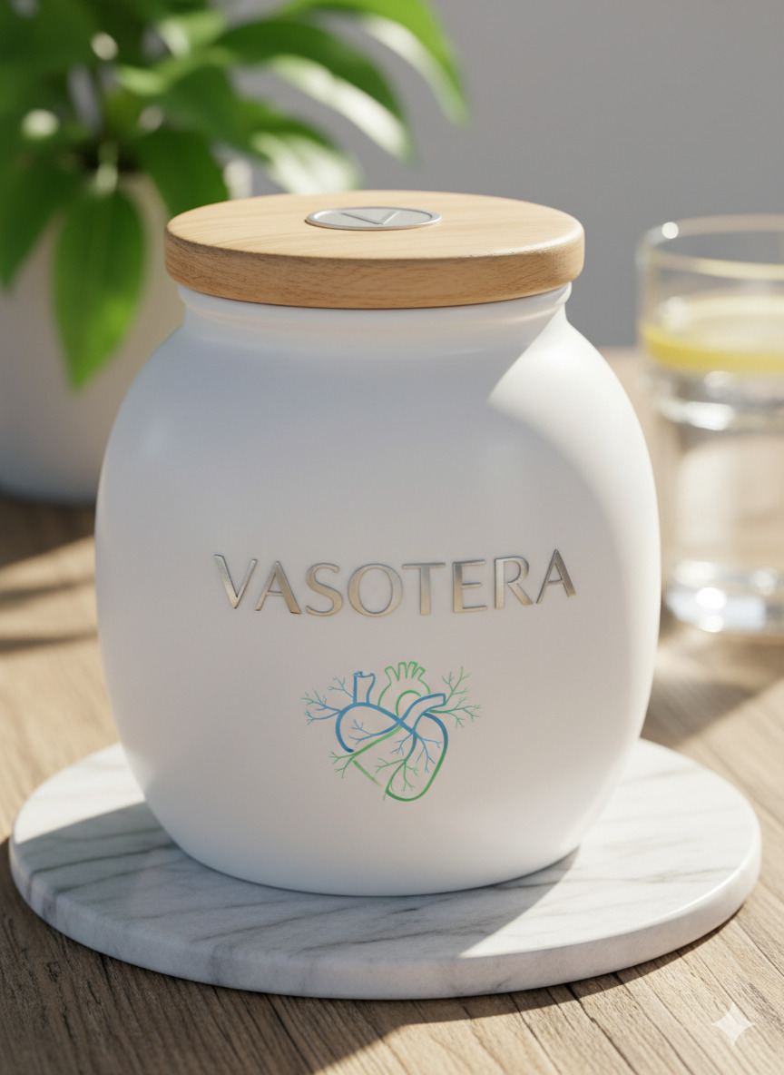 Vasotera food supplement product packaging